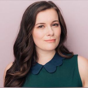 Modcloth. Green and blue retro, above the knee dress. Size L